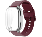 22mm Silicone Strap With Case For Xiaomi Redmi Watch 5 Active Lite Smart Watch Wrist Band And Case For Redmi Watch 5 Active Lite