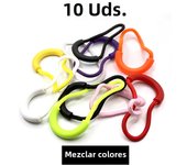 10 Pcs/Pack Mix Color U Shape Cord Zipper Pull Strap Lariat For Apparel Accessories