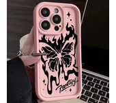 Phone Case for Samsung A55 35 25 54 34 24 73 53 33 23 71 51 31 21 50 72 52 32 22 14 13 12 Shiny Butterfly Soft TPU Cover