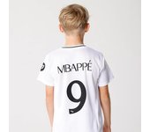 Real Madrid - Conjunto Camiseta y Pantalón Primera Equipación Temporada 24/25, Mbappé, Niños, Replica con Licencia Oficial