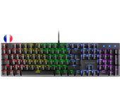 Mars gaming teclado mecanico rgb mk422 - tecnologia antipolvo - efectos de iluminacion rainbow - teclas ultra-resistentes - funciones multimedia y modo juego - pr de 1000hz - anti-ghosting avanzado - compatibilidad multiplataforma - frances - color n