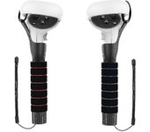 Dual Handles Extension Grips For Oculus Quest, Quest 2 Or Rift S Controllers Playing Beat Saber Games