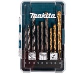Makita-Set de brocas 9 pcs madera, metal y piedra