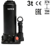 Yato YT-17001 gato hidráulico y caballete para vehículo