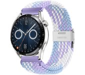22mm 20mm Nylon Strap For Samsung Galaxy Watch 6 5 4/Gear S3 Magnetic Buckle Metal Adjustment Band For Huawei IWatch 4 GT2/3 Pro