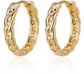 Stainless Steel Square Hoop Earrings for Women 2023 Trending Luxury Gold Plated Round Earring Aesthetic Wedding Jewelry Gift