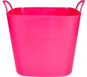 Cesto de Plástico Life Story Mediano 25L Rosa - Uso Versátil