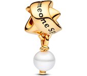 Pandora Charm Cinta Perlas Cultivadas de Agua Dulce Tratadas 763784C01 , para Mujer