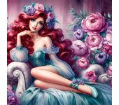 Disney Diamond Mosaic Tinker Bell Rapunzel Painting Elsa Ariel Princess Cross Stitch Kits Rhinestones Embroidery Wall Art