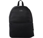 Totto España Mochila Juvenil Negra Palencia con Bolsillo Porta PC 13