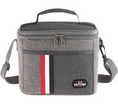 8L Bolsa de almuertos con aislación portátil, Bolsa de almuertos gruesa, lonchera de papel de aluminio a prueba de fugas, ligero para hambres Mujeres Adultos, perfecto para Picnick/Escuela