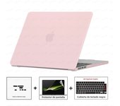 Laptop Case For MacBook Pro 14 M4 2024 Case Model A3112 Case & Dust plug & Screen film & Keyboard Cover Pro 16 M3 M2 Air 13 15.3