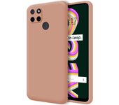 Tumundosmartphone Funda Silicona Líquida Rosa para Realme C21Y/C25Y - Protección de Alta Calidad