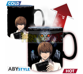 Taza cerámica térmica Death Note - Kira & L 460Ml Raíz MERCHAN-STORE Tazas Anime - Manga