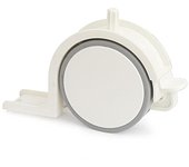 Rueda nido toscana blanco sp40 con freno para embutir. con freno.