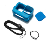 Silicone Case Set for GoPro Hero 12 11 10 9 Black Tempered Glass Screen Protector Protective Film Lens Cap Cover for Go Pro case