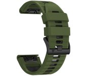 QuickFit 22mm 26mm Silicone Two Tone Strap For Garmin Fenix 7X 7 6X Pro Epix Pro Gen 2 47mm 51mm//Fenix 6Pro 5X 5Plus Watchband