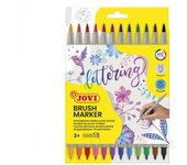 ROTULADOR JOVI LETTERING FELT PE 12 COL.DOBLE PUNTA