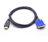 Cable CCTV y adaptador Cable de conversión HDMI a VGA 1080P Adaptador de cable HDMI a VGA 1,8 m (sin chip)
