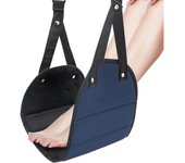 Hamaca para pies de avión - Cabestrillo para Piernes con soporte para pies de avión | Hamaca ajustable para pies de escritorio