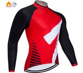 2024 Men Winter Thermal Fleece Cycling Jersey Ciclismo MTB Bicycle Clothing Bike Shirt Cycling Equipement Outdoor Warm Jacket