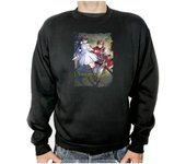 MERCHANDMANIA SUDADERA NEGRA Unnamed Memory isekai magia heroe serie anime adulto poliester algodón sweatshirt