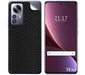 Tumundosmartphone Vinilo Autoadhesivo Textura Carbono Xiaomi 12 Pro 5G - Decoración Trasera Smartphone