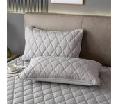 2 Pieces Waterproof Pillowcase Anti Stain Machine Washable Pillow Cover Bedroom Decoration Suitable For With Children And Pets