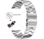 22mm Luxury Titanium Metal Strap for Huawei Watch GT4/4Pro GT2 GT3 Pro 46mm Steel Band for Samsung Watch 3 45mm S3 Ultimate