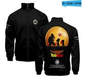 Dragon Ball Son Goku Men Jacket Fashion 3D Stand Collar Sweatshirts Cartoon Boy Long-sleeve Zipper Jackets Tops Clothing Gifts