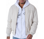 Chaqueta Project X Paris Acolchado con Ondas Beige