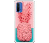 Funda compatible con Xiaomi Redmi 9T/Pocophone M3 - piña rosa