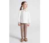 Mayoral Leggings Topo Flock para Niñas