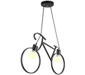Barcelona LED Lámpara colgante de bicicleta "Oliver" - 2 x E27