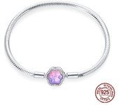 New in Original 925 Silver Luminous Love Bracelet Fits Pandora Original Charm Bead For Women Heart Bracelets Jewelry Gifts Hot