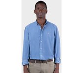 El ganso Pana camisa celeste para hombre