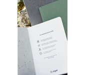 Cuaderno sigel Re-Up, DIN A5, cuadriculado, gris claro