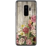 Tumundosmartphone Funda Gel Tpu para Samsung Galaxy S9 Plus diseño Madera 08 Dibujos
