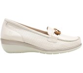 Zapatos Mujer Marca 24Hrs Beige Cómodos