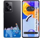 Funda Silicona Transparente para Xiaomi Redmi Note 12 Pro+ Plus 5G diseño Hipo Dibujos