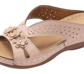 Sandalias para mujer zapatos de cuña: Slip On Dressy Summer Cómodas sandalias ligeras de espuma viscoelástica zapatos de plataforma