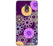 Tumundosmartphone Funda Gel Tpu para Alcatel 1C 2019 diseño Radial Dibujos