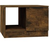 vidaXL Mesa de centro madera de ingeniería 50x50x36 cm Blanco, Negro, Roble Sonoma Mesita de Salón o Comedor o Auxiliar Mesa de Café Meuble Salón