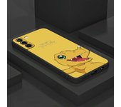 Black Case for Samsung Galaxy S23 S21 Ultra 5G S20 FE S10 S22 Plus Note 20 10 Lite Phone Soft Cover Digimon Adventure
