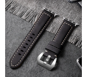 For Apple Watch Band High Quality Leather Strap Men for Series 10 9 7 8 6 SE Ultra 3 49mm 44mm Watch Band 45mm 41mm 46mm 42mm