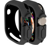 Soft Silicone Case for Apple Watch 8 Ultra 49MM 45mm Cover Protection For iWatch series 7 6 5 4 SE 40 44 41mm Bumper