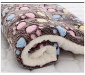 Alfombra de felpa gruesa para mascotas, casa para perros grandes y medianos, alfombra para mascotas, colchón cálido para gatos de primavera e invierno para mascotas