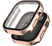 Waterproof Case for Apple Watch 7 8 9 45mm 41mm 44mm 40mm Screen Protector Cover Straight Edge Bumper iWatch 5 SE 6 Accessories