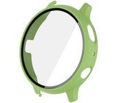 Case+Glass For Samsung Galaxy Watch Active 2 44mm 40mm Cover Bumper Accessories Protector Full Coverage Matte Screen Protection