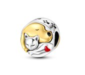 925 Sterling Silver Golden Sunflower Charms Butterfly Beads Fit Original Bracelets Women DIY Gold Plated Fine Jewelry Gifts
